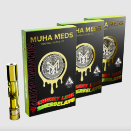 Cherry Lime Sherbelato Muha Meds Cart