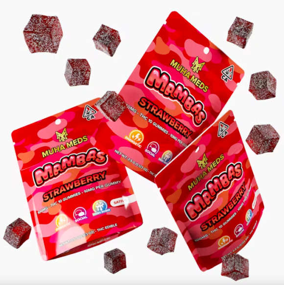 Strawberry Muha Meds Gummies