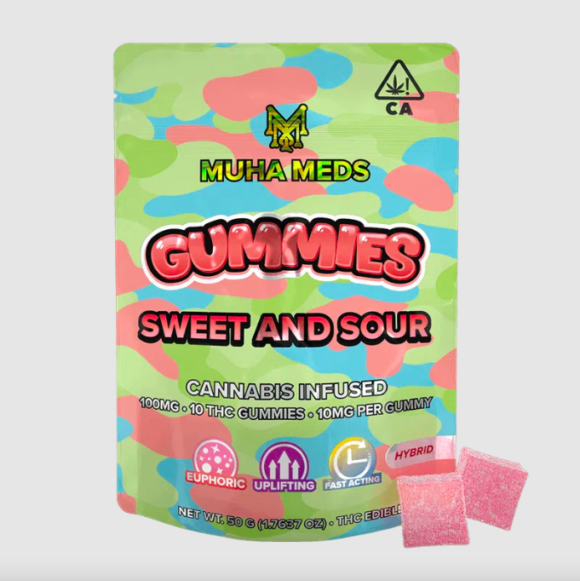 Sweet and Sour Muha Meds Gummies